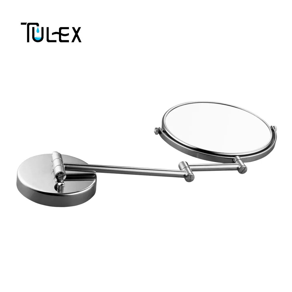 TULEX مرآة حمام مرآة لمستحضرات التجميل 8 بوصة 1X/3X التكبير مرآة للحمام الحائط الغرور المزدوج الذراع توسيع مرآة TULEX مرآة حمام مرآة لمستحضرات التجميل 8 بوصة 1X/3X التكبير مرآة للحمام الحائط الغرور المزدوج الذراع توسيع مرآة
