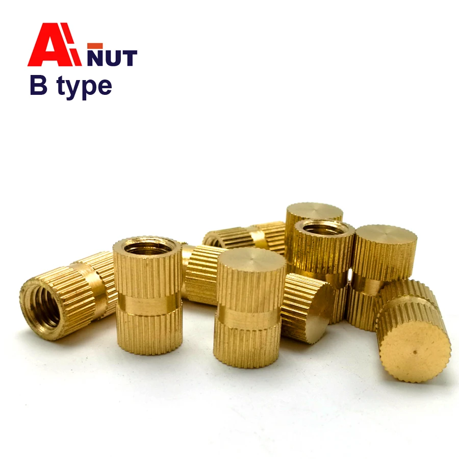 m5 B Type Brass Inserts nut , brass insert nut for plastics , Hardware