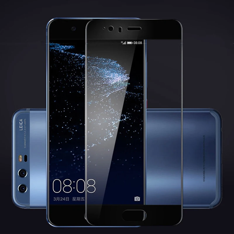 Full Cover Screen Protector Tempered Glass For Huawei P10 P20 Lite P8 P9 2017 Mate 10 Pro Nova 3 3i Honor Toughened | Мобильные