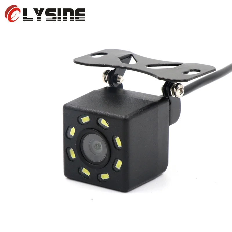 

Olysine 8 LED Night Vision Car Rear View Camera RCA Universal Backup Parking Camera Rearview Waterproof Wide Angle Auto Cameras