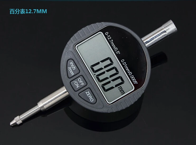 12,7 мм электронный циферблат индикатор 0,01 мм цифровой циферблат индикатор метр большой ЖК миллиметр индикатор измерительные инструменты