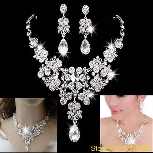 Women's Fashion Korean Style Wedding Earrings & Adjustable Pendant