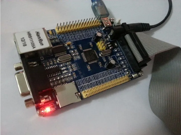 STM32F103RCT6 Совет по развитию, + ENC28J60 сетевой модуль Ethernet к последовательному порту, RS232 LwIP