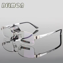 AL-MG оправа для очков, мужские компьютерные оптические очки, оправа для мужских прозрачных линз Armacao de RS276
