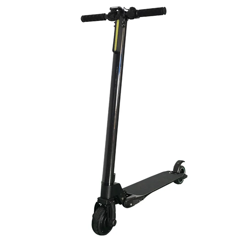  250W Carbon Fiber Electric Scooter For Adult Foldable 2 Wheels 5 Inches lithium electric Scooter