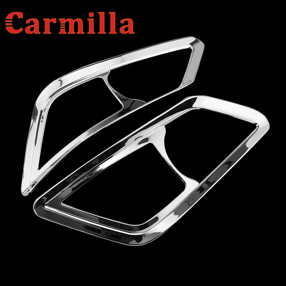 Carmilla 20162017 Chrome Fog Light Cover For Toyota Ki Jang Innova