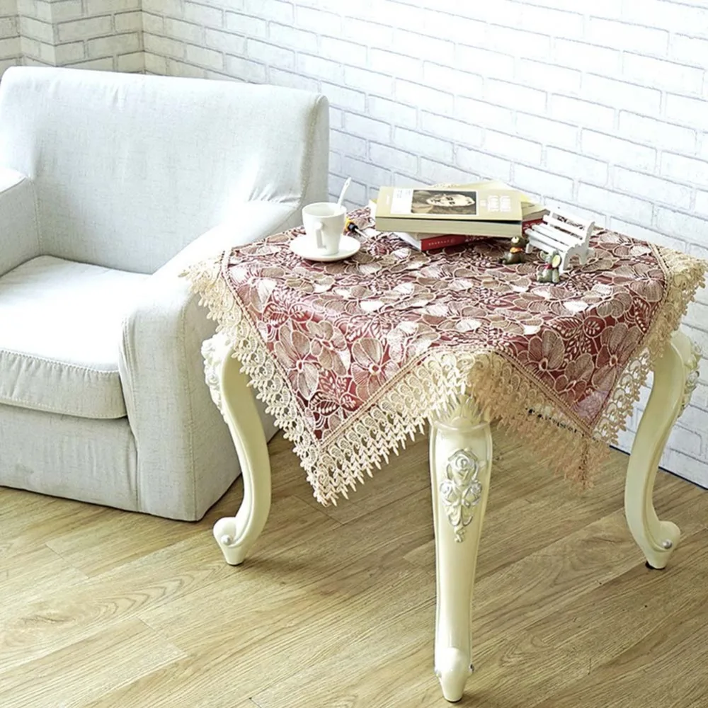 Meijuner Tablecloth High-end Fashion Table Cover Spandex Lace Home Dining Tablecloth For Dining Room Banquets Coffee Decoration Meijuner Tablecloth High-end Fashion Table Cover Spandex Lace Home Dining Tablecloth For Dining Room Banquets Coffee Decoration