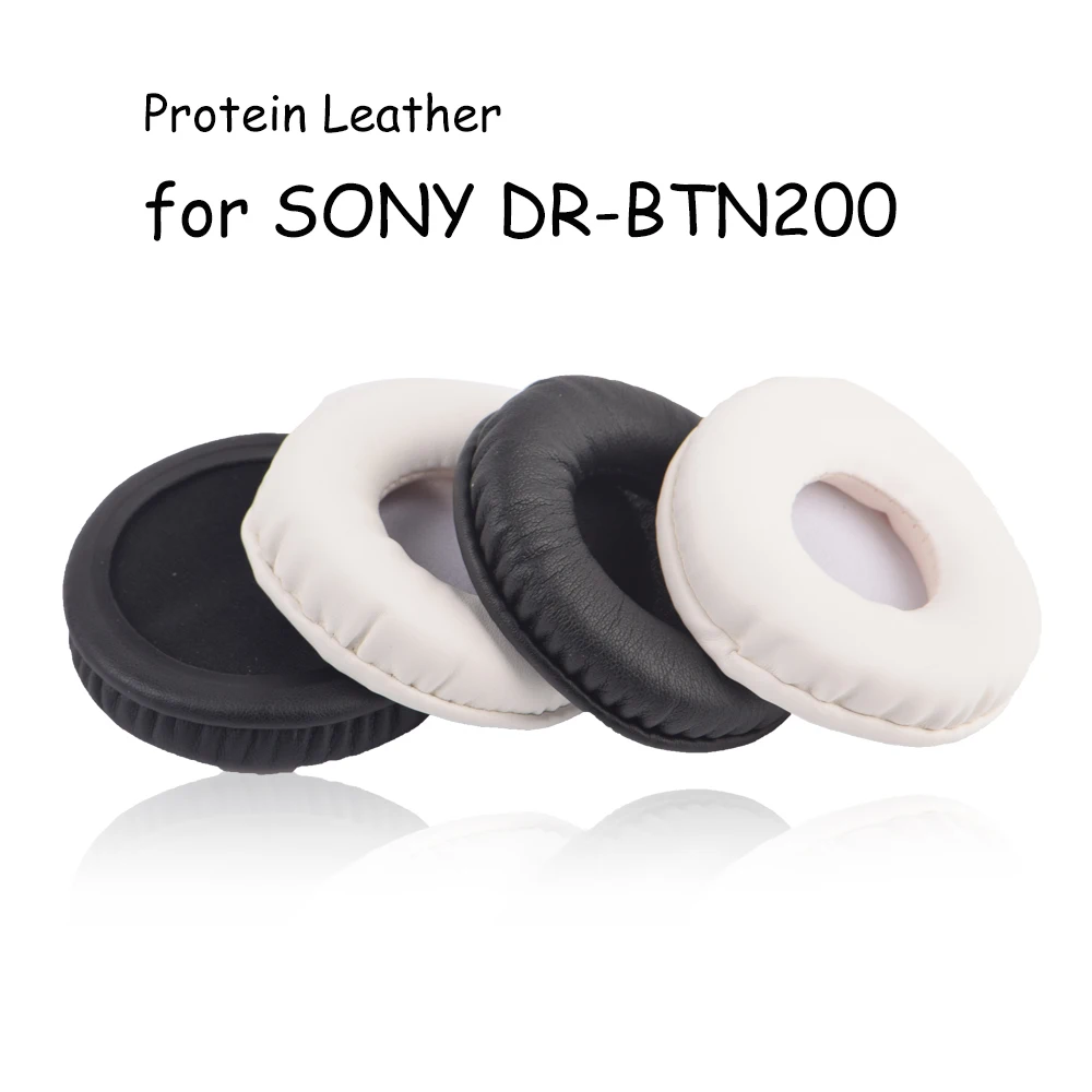 

New Black White Ear pads Replacement Earpads Cushion Cover for SONY DR-BTN200 BTN200 BTN 200 Headphone Headset