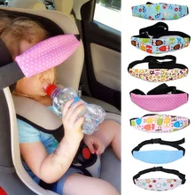 Soporte para la cabeza del asiento del coche del bebé Cinturón de sujeción ajustable Niño niña Corralitos para dormir almohada de seguridad del bebé(China)