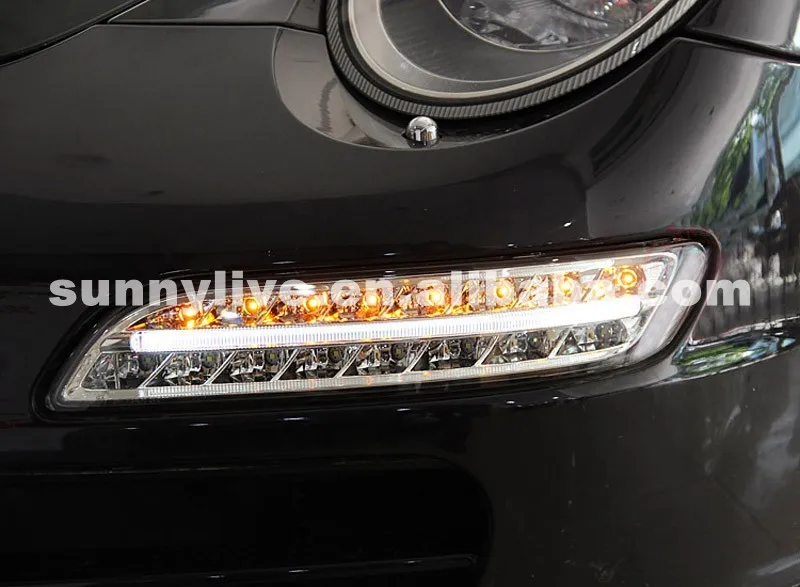 Для Porsche 911 997 2005-2008 год LED DRL огни Дневные Бег свет tw