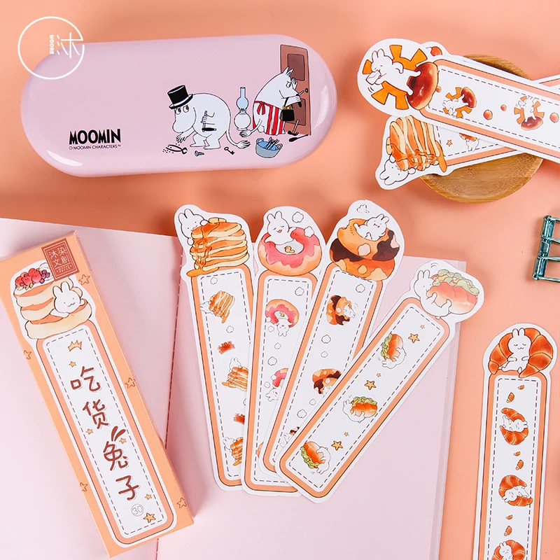 

Muran happy rabbit paper Card Bookmark memo card 1 lot = 1 pack = 30 pcs