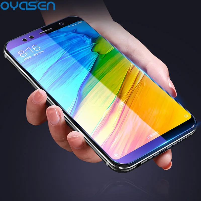 Закаленное стекло с защитой от синего света для Xiaomi Redmi 5 Plus Note Pro 9 H