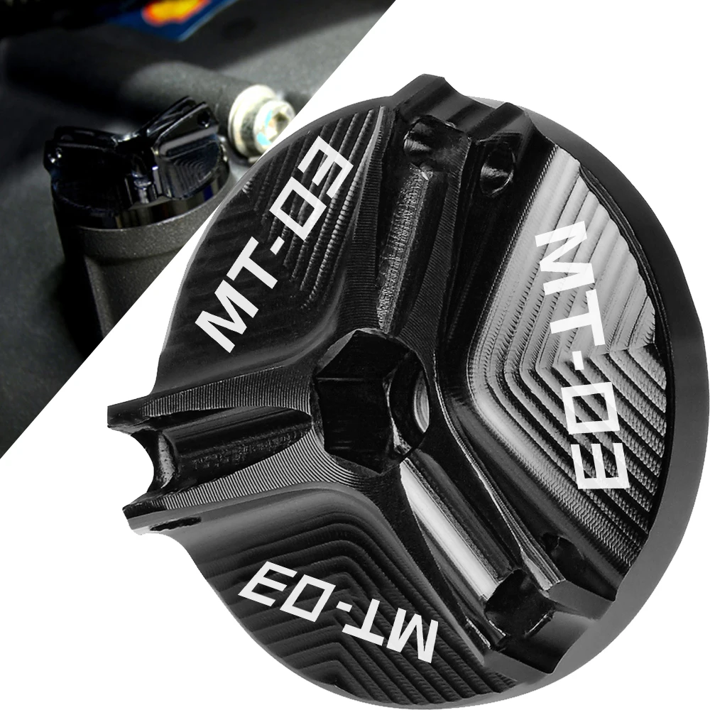 

For YAMAHA MT-03 MT03 MT 03 2005 2006 2015 2016 2017 Popular Motorcycle Engine Oil Drain Plug Sump Nut Cup Oil Fill Cap