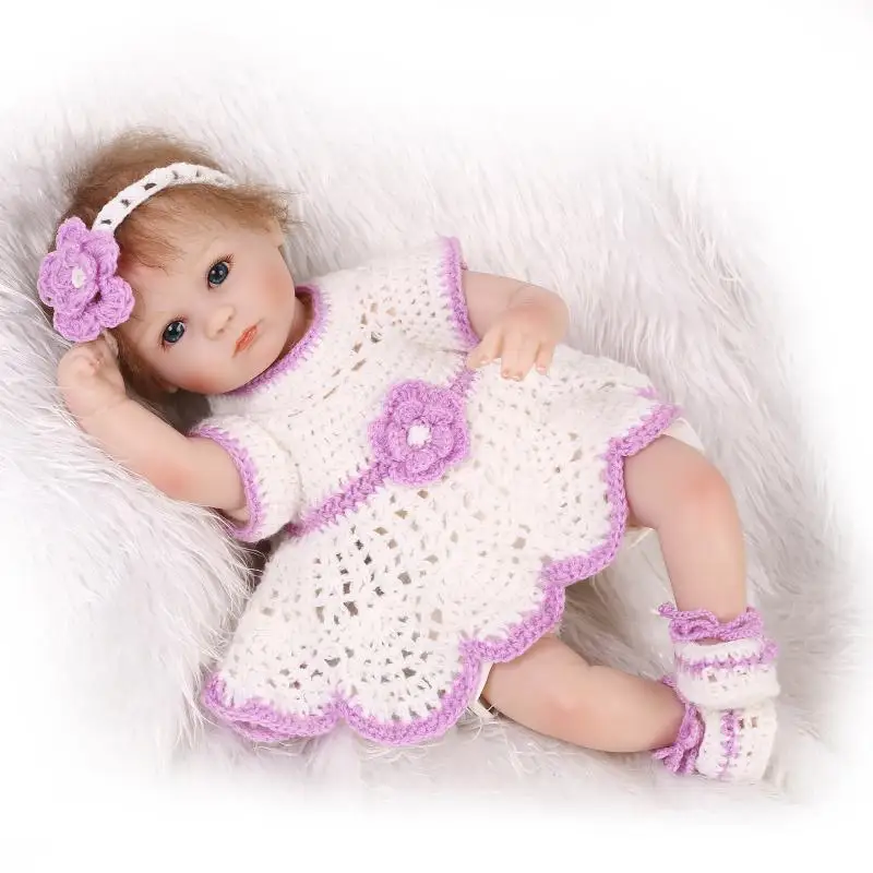 NPK handmade16inch 42 см Reborn Baby куклы силиконовые Reborn bebe alive menina скидка Playmate день рождения подарок на Новый год