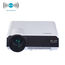 2016 New Updated LED Full HD LCD Projector 1280x800p Optical Keystone Usb/AV/HDMI/VGA Interface Video Games Movie Night