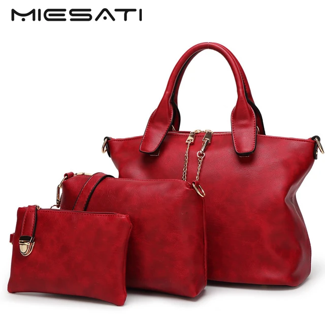 Miesati 3 Tote Bag Set Fashion Handbags 2017 Famous Brand Miesati 3 Tote Bag Set Fashion Handbags 2017 Famous Brand Las Hand Bags Women
