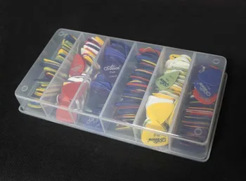 

ABS 600pcs/Lot Non-Slip Plastic Acoustic Guitar Folk Picks Heavy 0.58-1.5mm Durable POM Electric Guitar Bass Picks