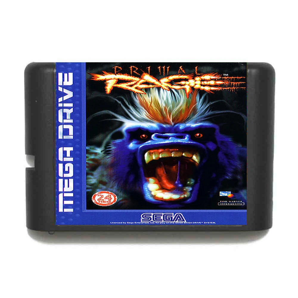 

Primal Rage 16 bit MD Game Card For Sega Mega Drive For Genesis