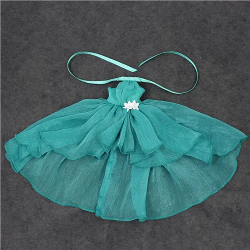 Одежда для 1/6 Blyth Licca куклы Icy Настоящее шелковое платье Игрушки для девочек BJD кукла - Цвет: lightseagreen dress