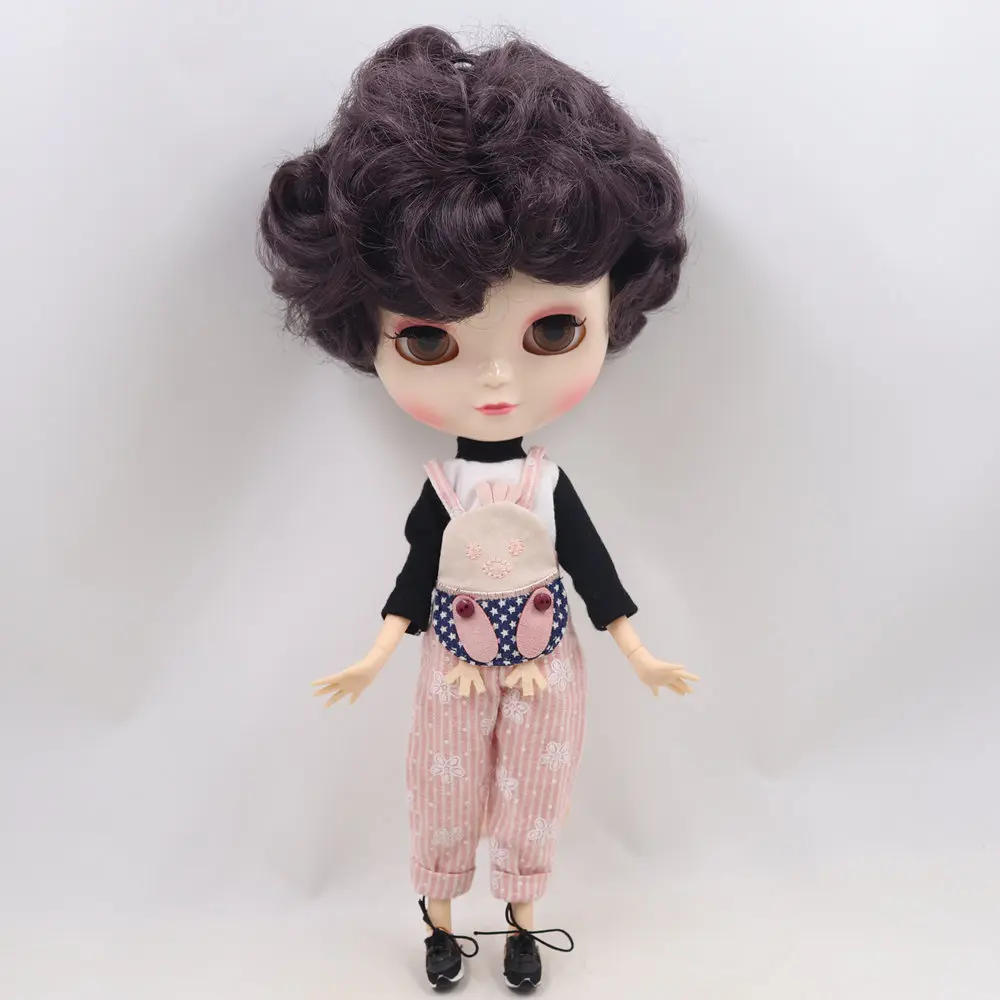 Us 24 5 30 Off Icy Boy Doll No Bl9219 Deep Purple Short Hair The Same As Blyth With Makeup Male Joint Body Lower Price In Dolls From Toys Hobbies