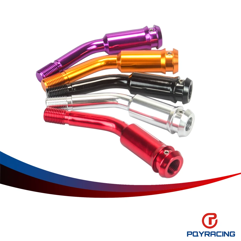 PQY RACING 5 COLORS Gear shift shifter stick lever 5" BEND BENT