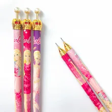 Принцесса Золотая Корона пресс механический автоматический карандаш школьные офисные принадлежности канцелярские принадлежности 0,5 мм