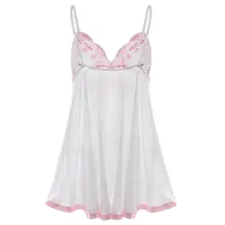 Шелковая атласная ночная рубашка Femme Chemise Femme Nouveau 2019, женская одежда для сна на бретельках больших размеров, модная одежда для сна