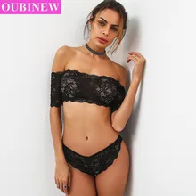 Oubinew бюстгальтер краткий набор модные пикантные тонкий прозрачный кружевной комплект с бюстгальтером нижнее белье женщин перспективность бюстгальтеры и трусики комплект нижнего белья