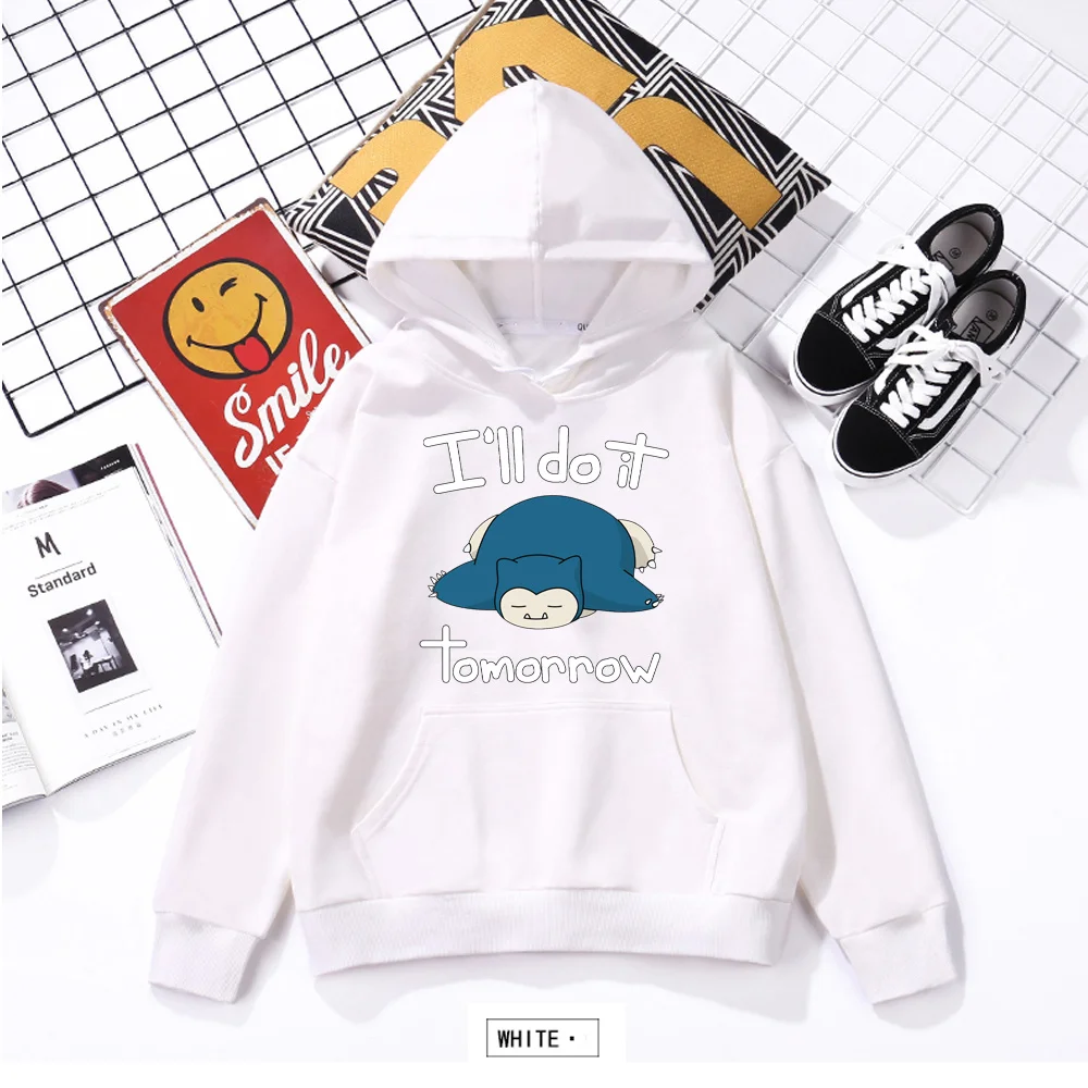 

New arrival cute Snorlax hoodies women unisex sweatershirt lazy sleepy snorlax hoodie