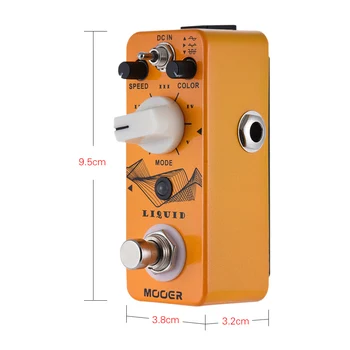 

LIQUID Mini Digital Phaser Guitar Effect Pedal True Bypass Full Metal Shell