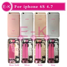 DHL 10Pcs lot high quality Complete Full Middle Frame Chassis For iPhone 6S 4 7 Housing