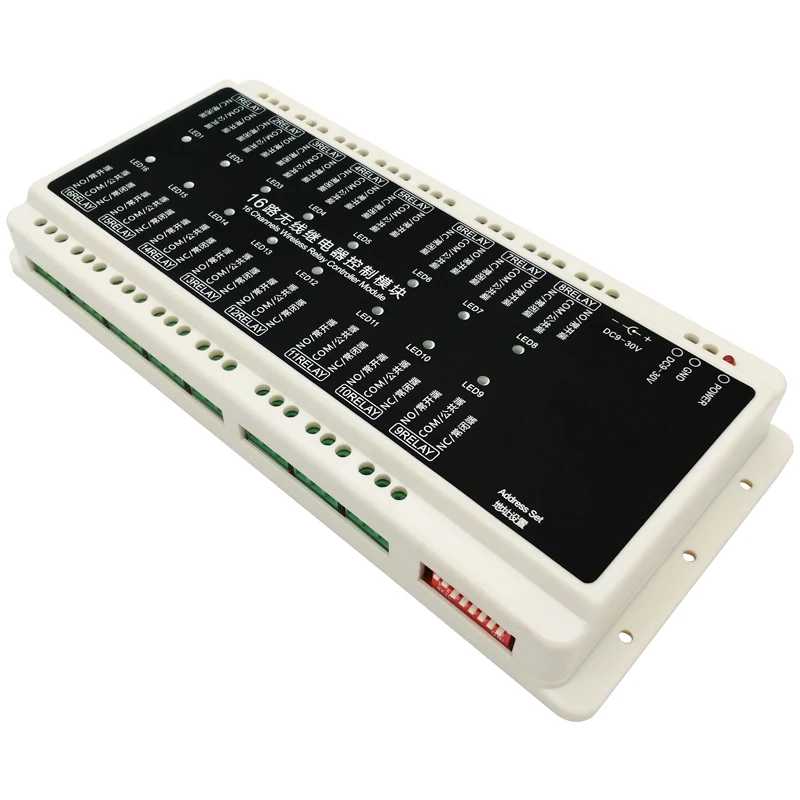 

DC 9-30V 16 Channel RS485 Communication Relay Module Industrial Grade PLC Automation Intelligent Remote Control Switch