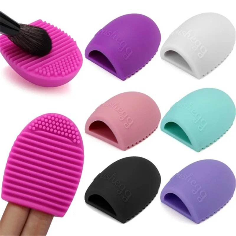 

Silicone Makeup Brush Cleaning Washing Tools Cosmetics Makeup Brushes Scrubber Board Washing Cosmetic Cleaner Tool 100pc/lot