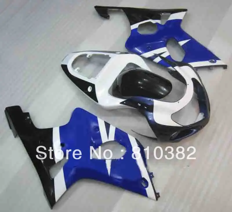 Injection mold Fairing kit for GSXR1000 00 01 02 GSXR 1000 GSX-R1000 K2 2000 2001 2002 Fashion white blue Fairings YM59 | Автомобили и
