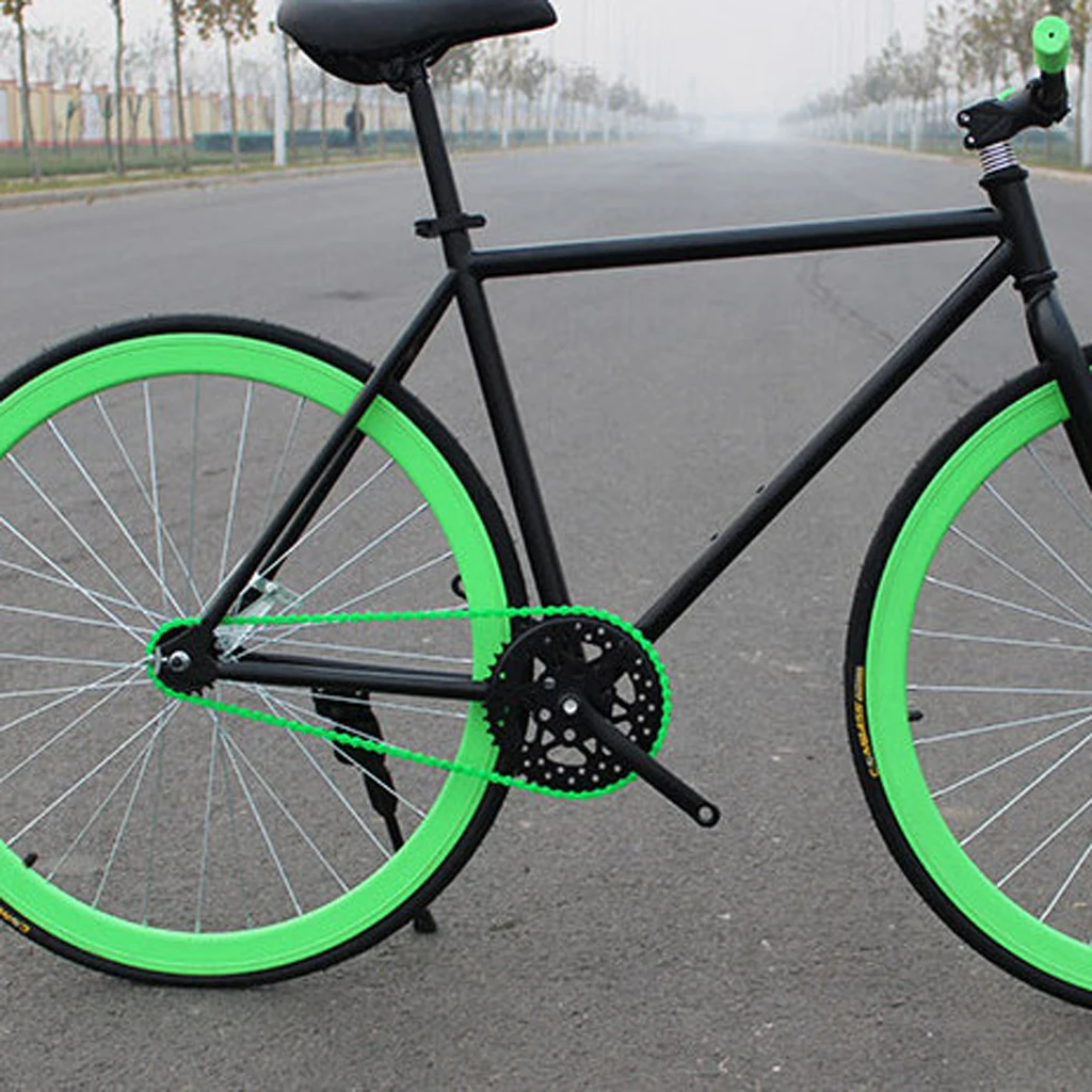 Велосипедная цепь с фиксированной передачей BMX односкоростные цепи 1/2 &quotX 1/8&quot