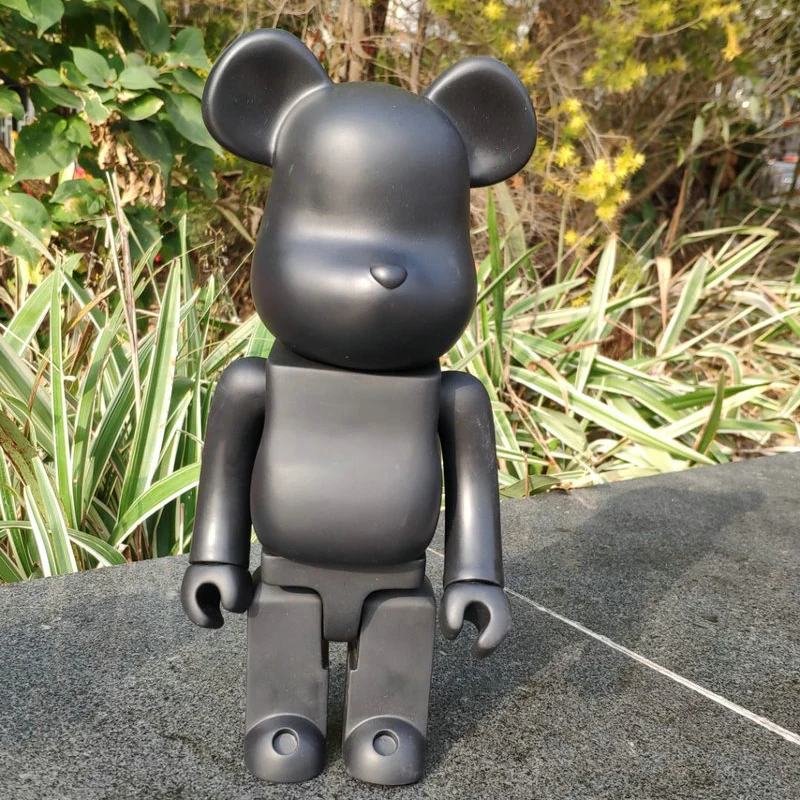 11 дюймов 400% Bearbrick Bear@ brick фигурки героев британского флага с принтом медведя ПВХ модель DIY краски куклы