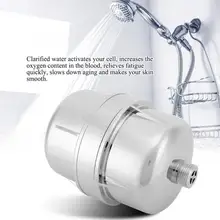 Очиститель воды для ванной фильтр для душа удаляет фторид хлора улучшает состояние кожи G1/" аксессуары для ванной комнаты