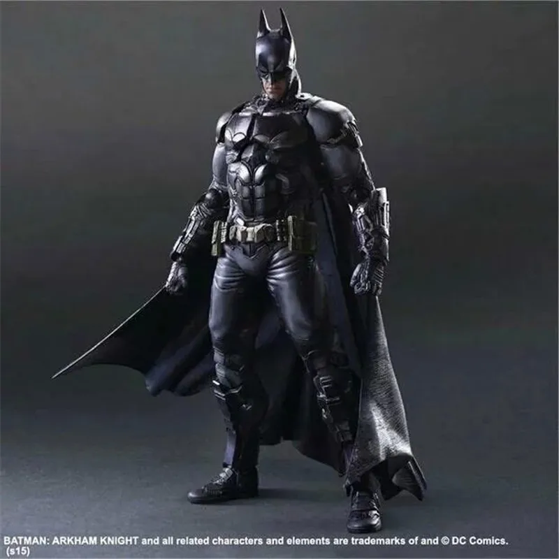 Play Arts Kai DC Superhero Batman Arkham Knight Figurine Brinquedos PVC