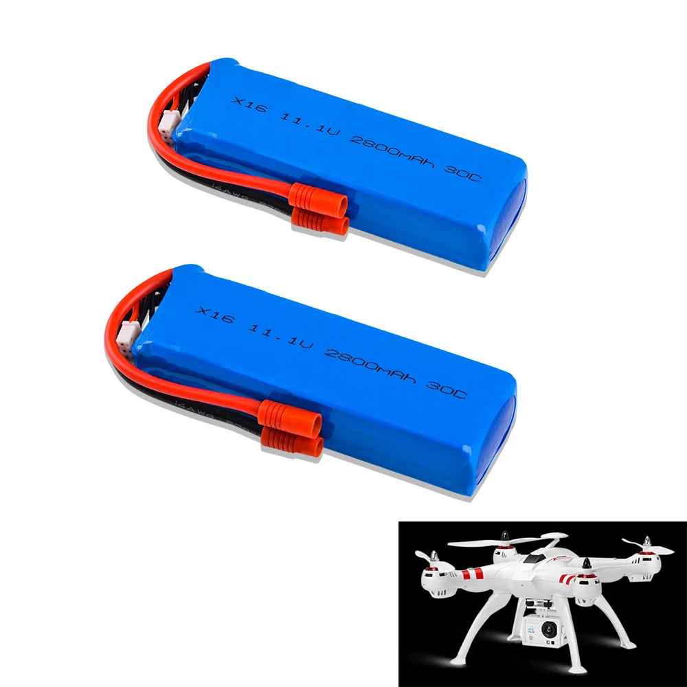 

Rc Lipo Battery 11.1V 2800mAh 30C 3S Battery For X16 RC Drone / BAYANG BAYANGTOYS XK X350-015 Rc Quadcopter