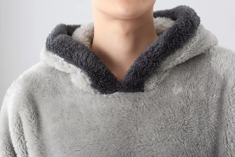 men winter pajamas sets (2)