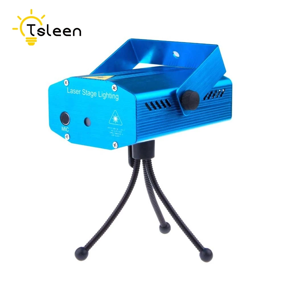 

DiscoParty Show Light light Mini Laser Projector DMX LED Stage Lighting Professional DJ Equipment Strobe Dance Disco Light Home