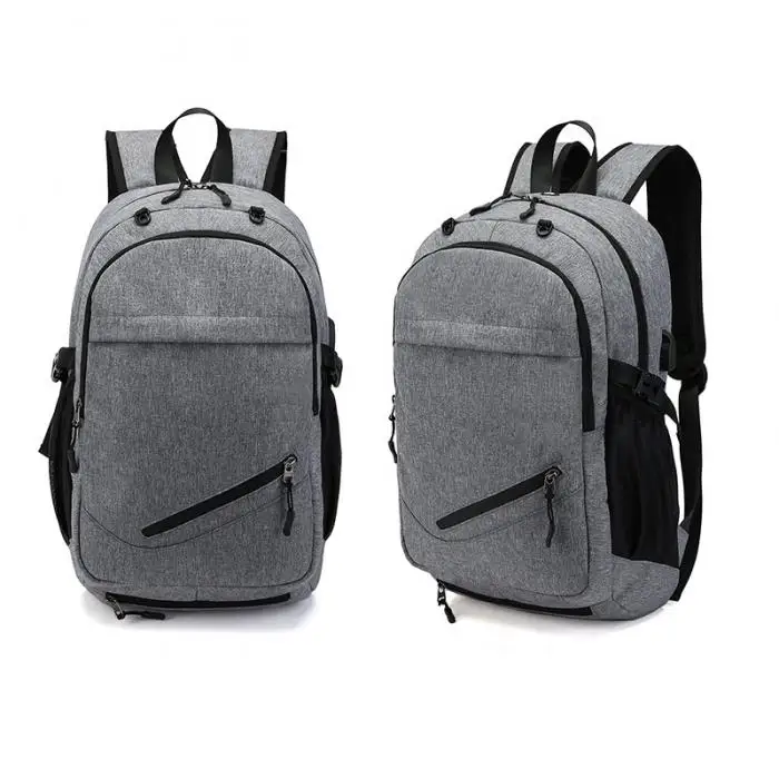 

Men Sport Basketball Backpack USB Charging Port Laptop Bag Waterproof for Students AB@W3
