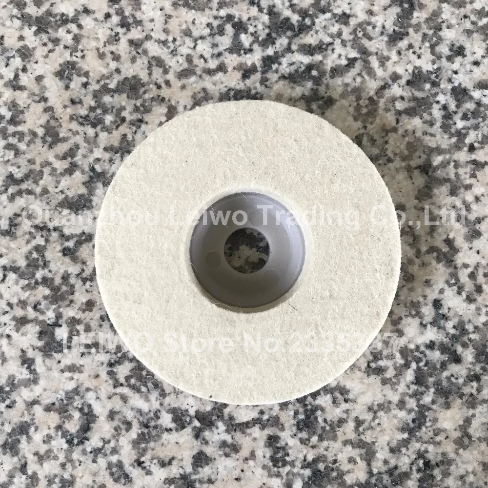 Wool Felt Polishing Wheel 4 inch (100 mm) Marble Abrasive for Angle Grinder Work with Polishing Wax or Grinding Polishing Paste