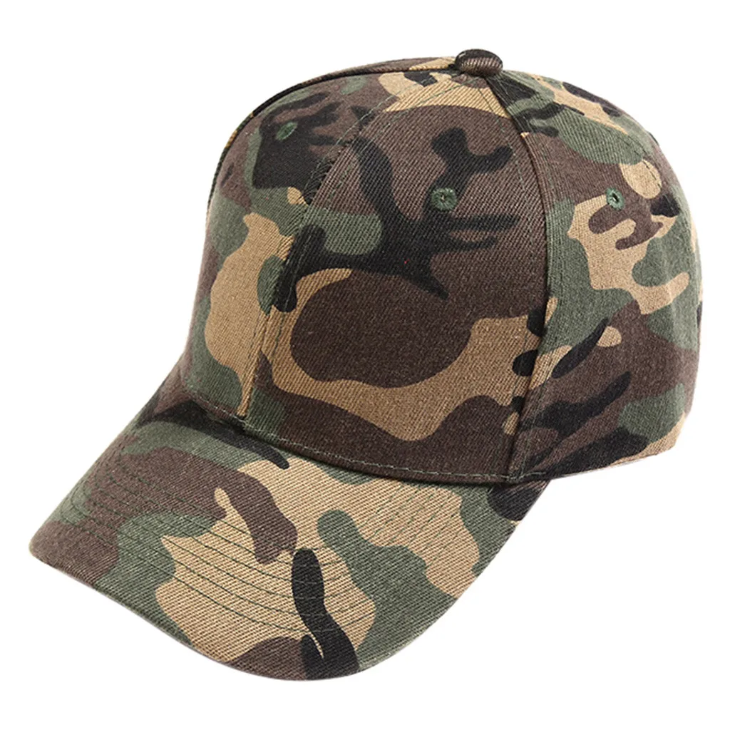 Unisex camuflaje al aire libre camionero de béisbol llano Visor gorras papá casuales sombreros gorras para hombre Baseball #20