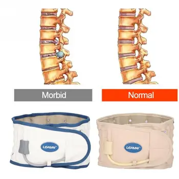 

Inflatable Waist Support Belt Physio Decompression Lumbar Brace Posture Corrector Back Pain Relief Lumbar Disc Traction Device