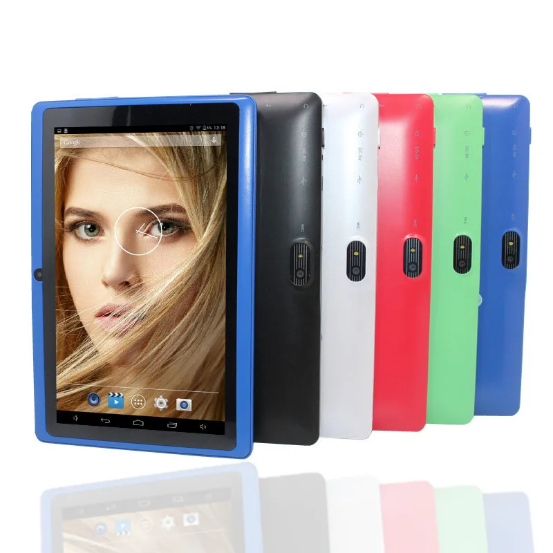 7 дюймов детское красивое Android 4 ядра лучшие подарки для детей Wi Fi Play store Q88 флэш