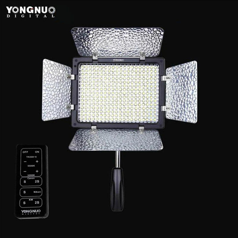 Yongnuo YN300 II YN-300 ll светодиодный видео-светильник ing w/пульт дистанционного управления для Canon Nikon камера видеокамера фотографический светильник