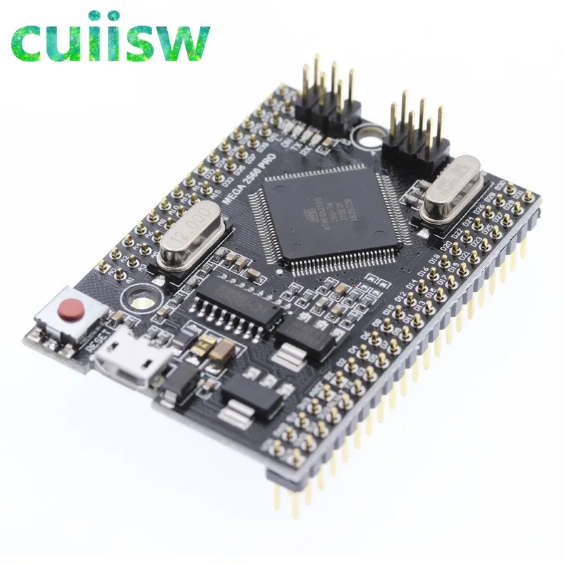 Cuiisw Mega 2560 PRO MINI 5V(встраивание) CH340G ATmega2560-16AU с наконечниками, совместимыми с arduino Mega 2560