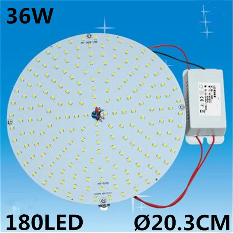 

Circular 36W Retrofit LED Ceiling Lights Board Replacement 2D LED Lamp LED Disc Plate Lights CFL lamps 85~265V with IC drive