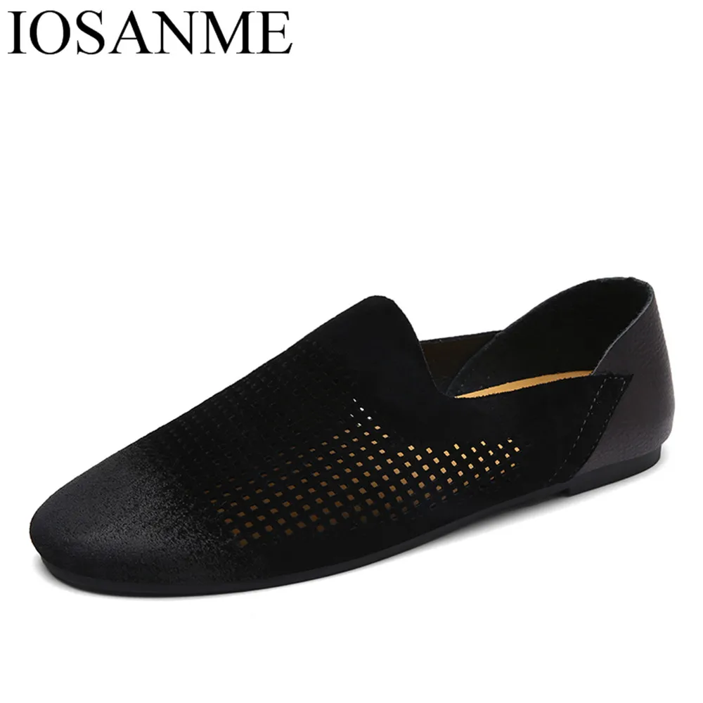 

breathable mens shoes genuine leather spring summer 2018 retro vintage male shoes adult comfortable slip on oxford shoes for men